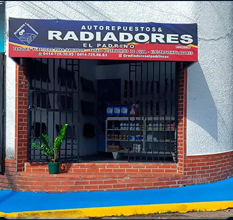 Fachada Repuestos y Radiadores El Padrino